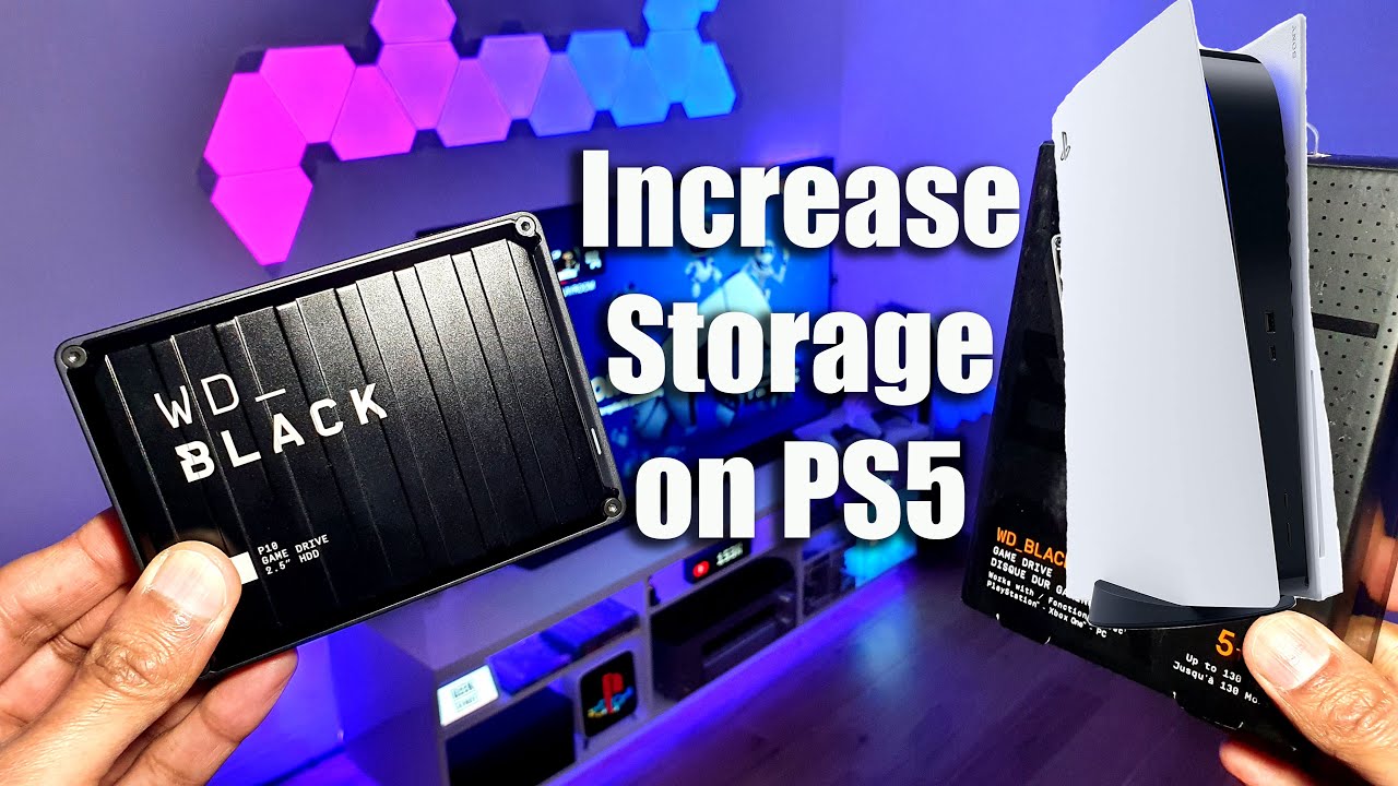 HOW TO Increase storage on PS5 with an External Hard Disk