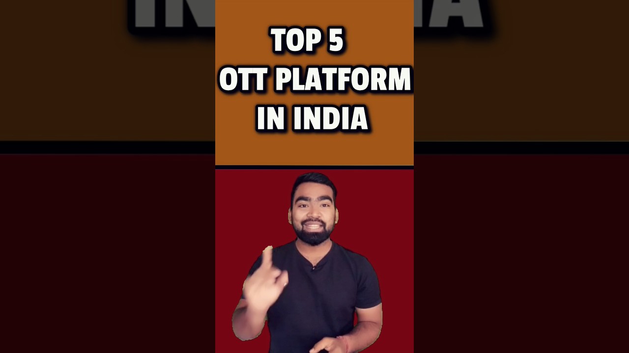 Top - 5 OTT Platform in India with Active Users | #shorts #youtubeindia