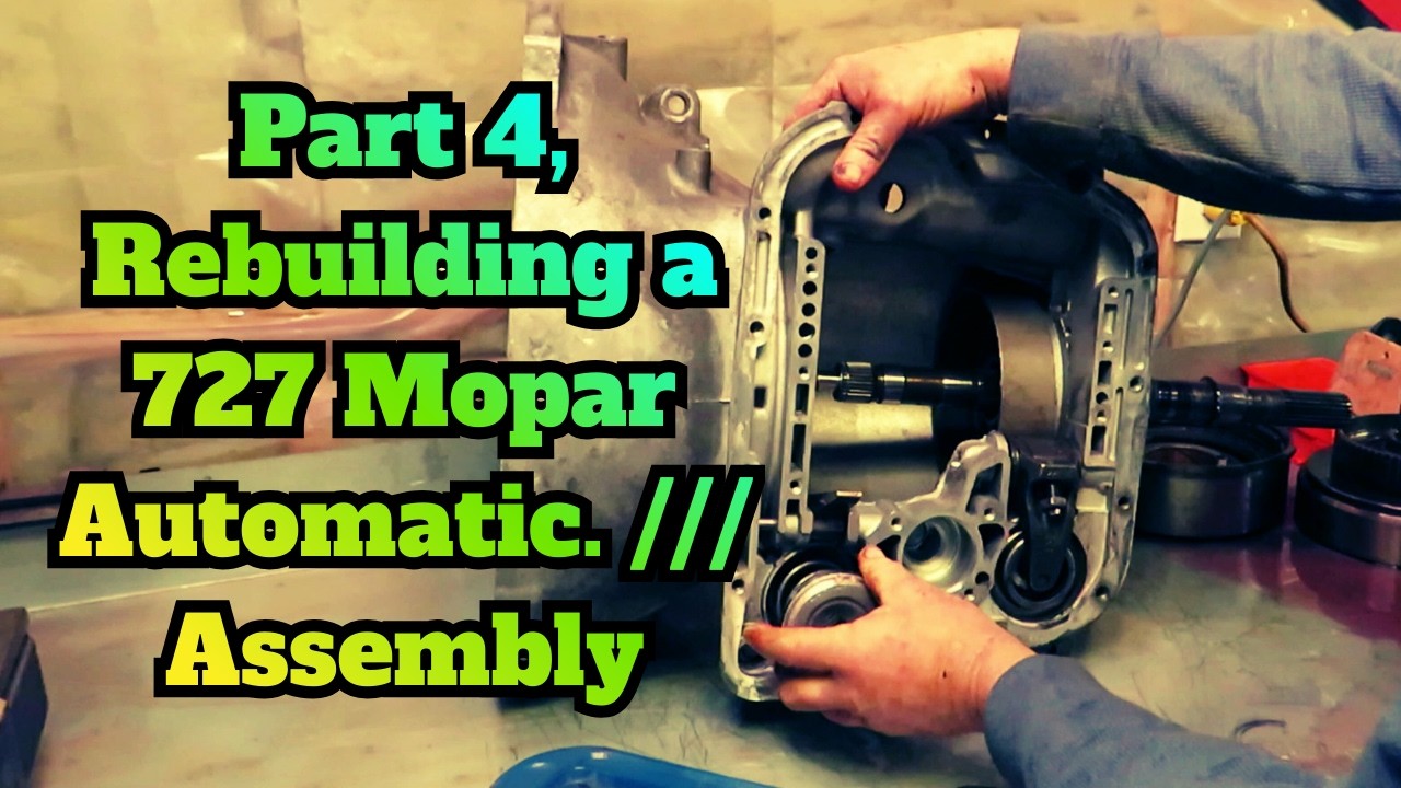 Часть 4 восстановления автоматической коробки передач Mopar 727... Сборка