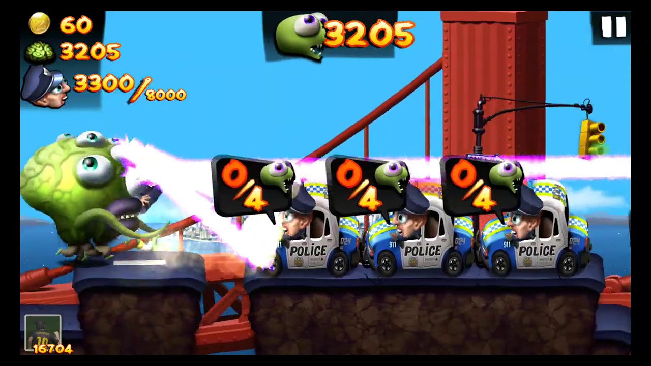 Zombie Tsunami - Giant Brain Power Versus Police Power Daily Event