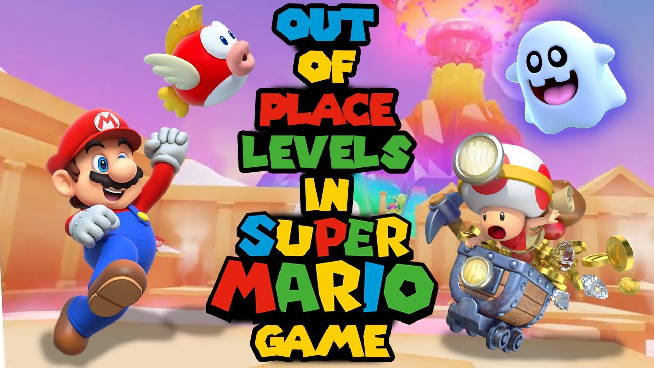 Out of Place Levels in Every Mario Game