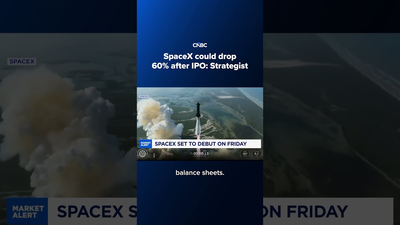 Акции SpaceX могут упасть на 60% после IPO: мнение стратега