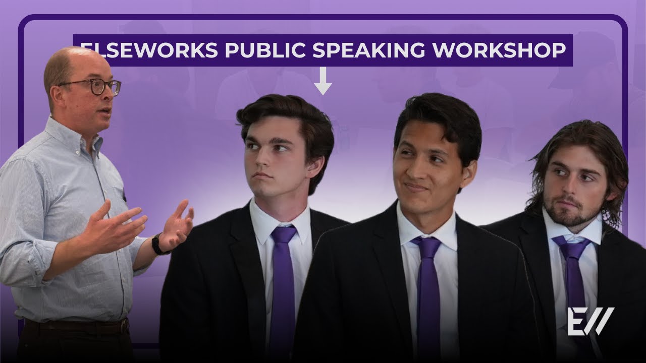 ELSEWORKS Public Speaking Workshop (Pt 1: The Problem Frame) | Fall 2025