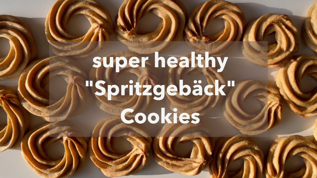 Super Healthy German „Spritzgebäck“ Cookies (Shortbread Cookies) 🤯 vegan recipes