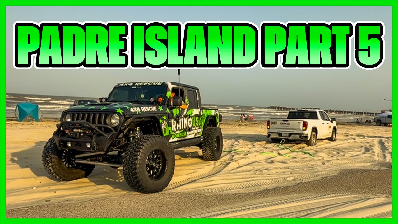 DOZENS of Stuck Vehicles on the Beach - Padre Island, Texas ( Part 5 )