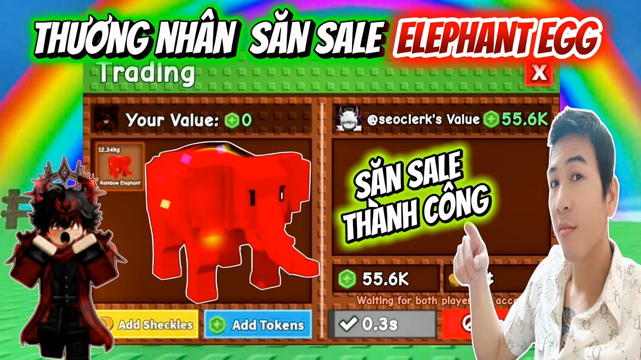 BUG VÔ HẠN TOY VOI EGG, 48H SĂN SALE THÀNH ĐẠI GIA TRONG GROW A GARDEN