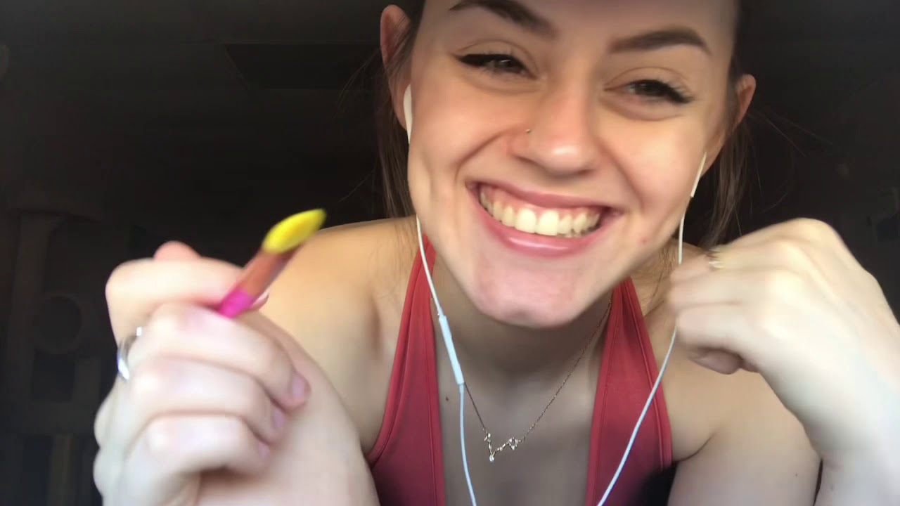Camera brushing ASMR | Skin brushing | Tracing