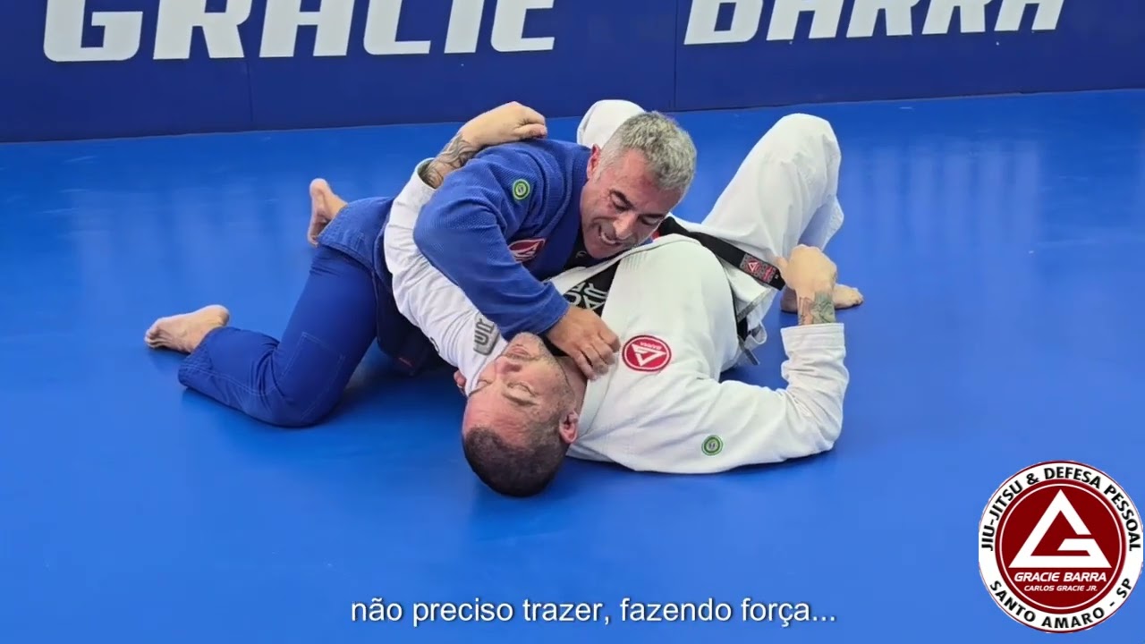 Estrangulamento com Lapela Jiu-jitsu