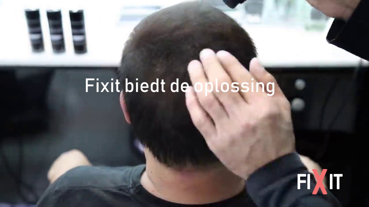 Fixit haarpoeder | haarvezels | keratine | haar poeder tegen kaalheid