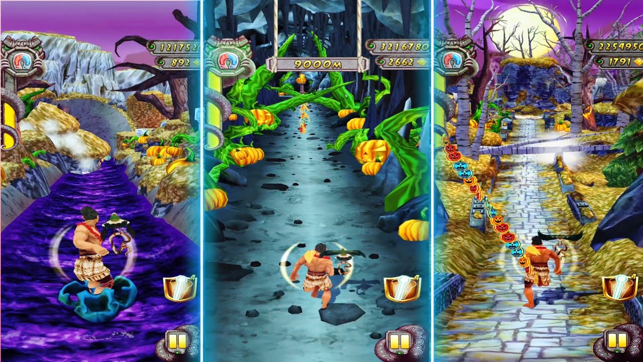 Terrifying Spooky Ridge Night Escape 👻 | Temple Run 2 Extreme Horror Run