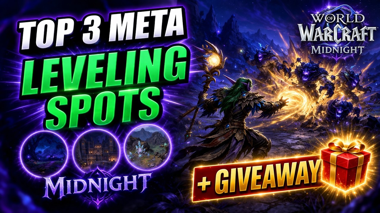 Top 3 Fastest Midnight WoW Leveling Location/Guides