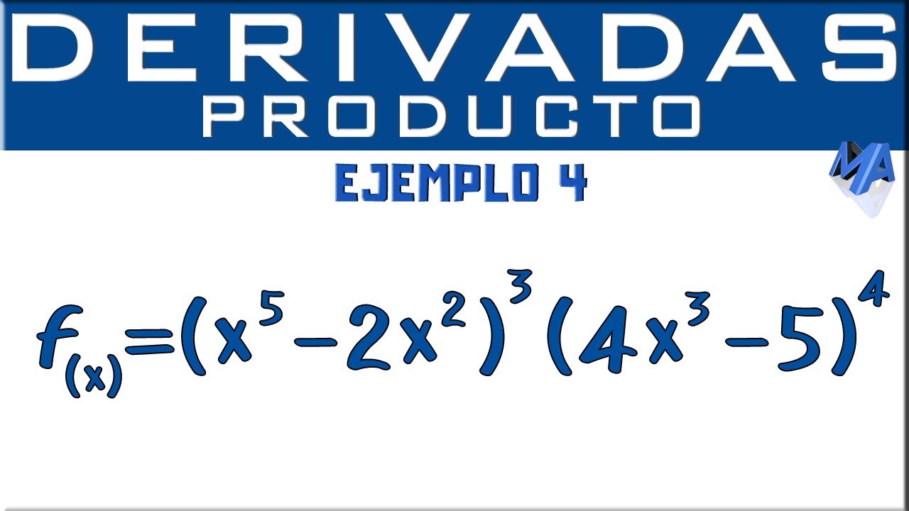 Derivada de un producto | Ejemplo 4 | Regla de la cadena