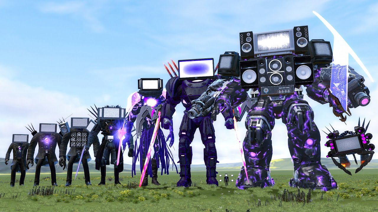 EVOLUTION OF ALL VERSIONS TITAN TV MAN! - Skibidi Toilet In Garry's Mod