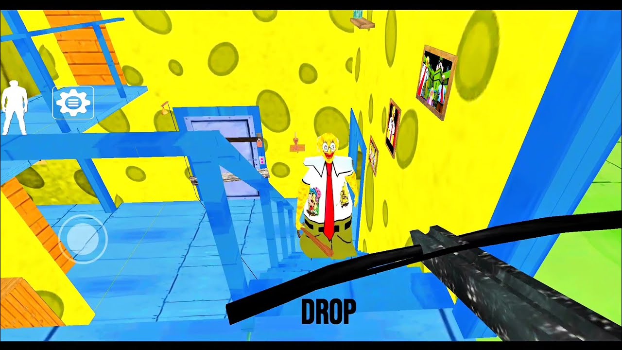 Granny game horror escape gameplay | granny sponge mod | granny door escape 
