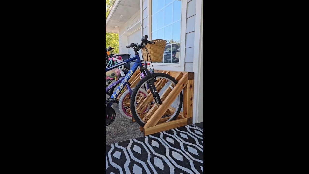 DIY Bike Rack | Free Woodworking Plan