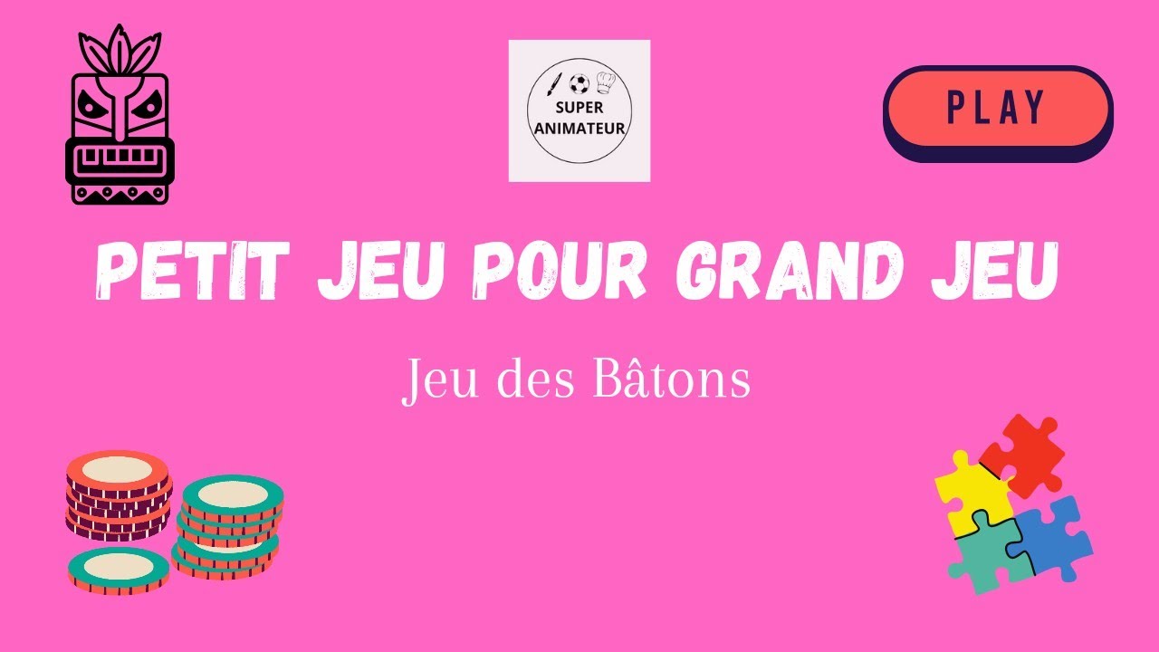 Jeu des bâtons - Petits jeux pour grands jeux - Fort Boyard - Olympiades