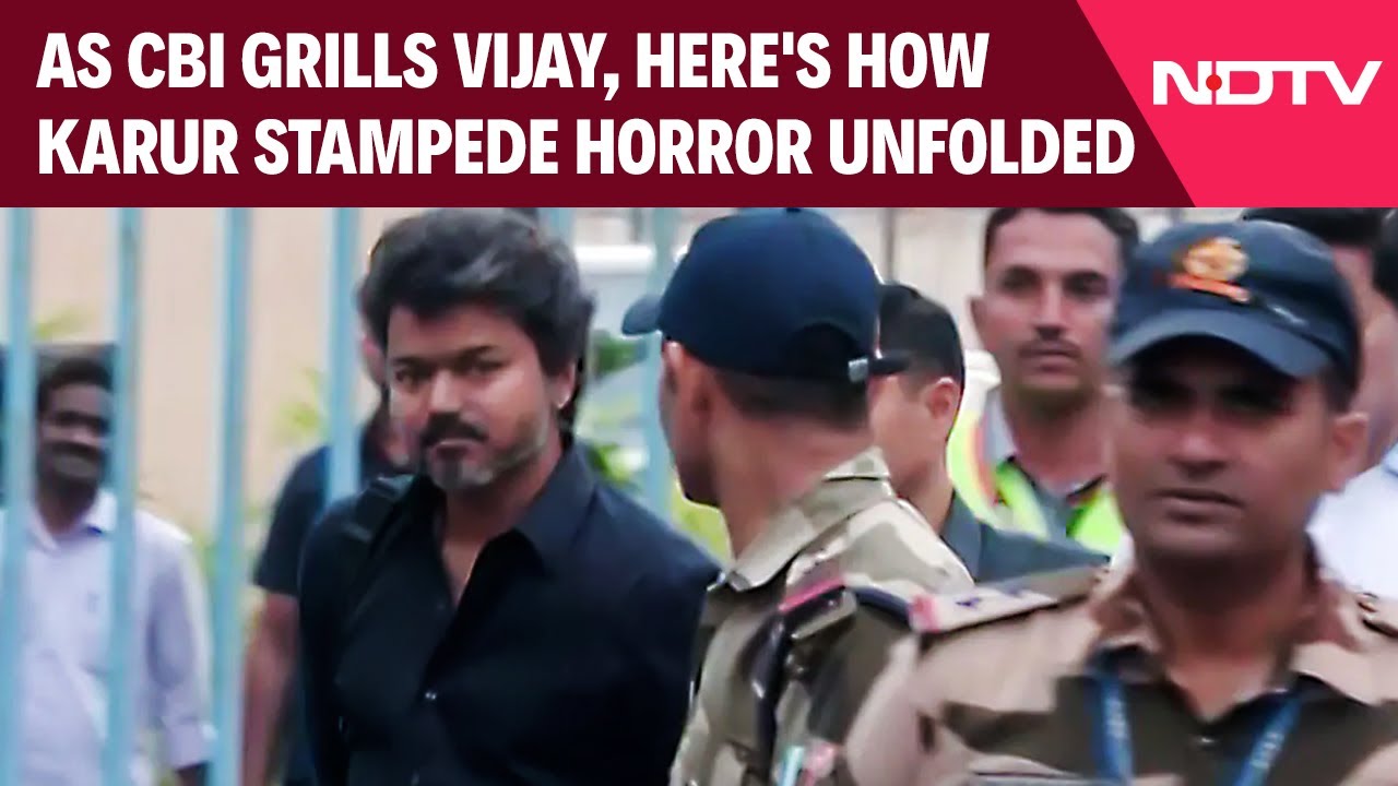 TVK Chief Vijay In Delhi | As CBI Questions Actor Vijay, Here's How Karur Stampede Horror Unfolded