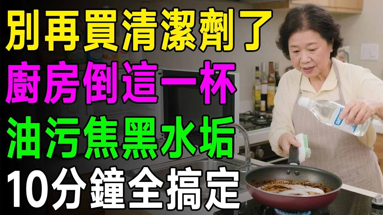 99%的人都不知道！廚房清潔的「萬用神水」竟是它！15個驚人妙用，省錢、省力又安全！ #大掃除 #生活智慧 #天然清潔