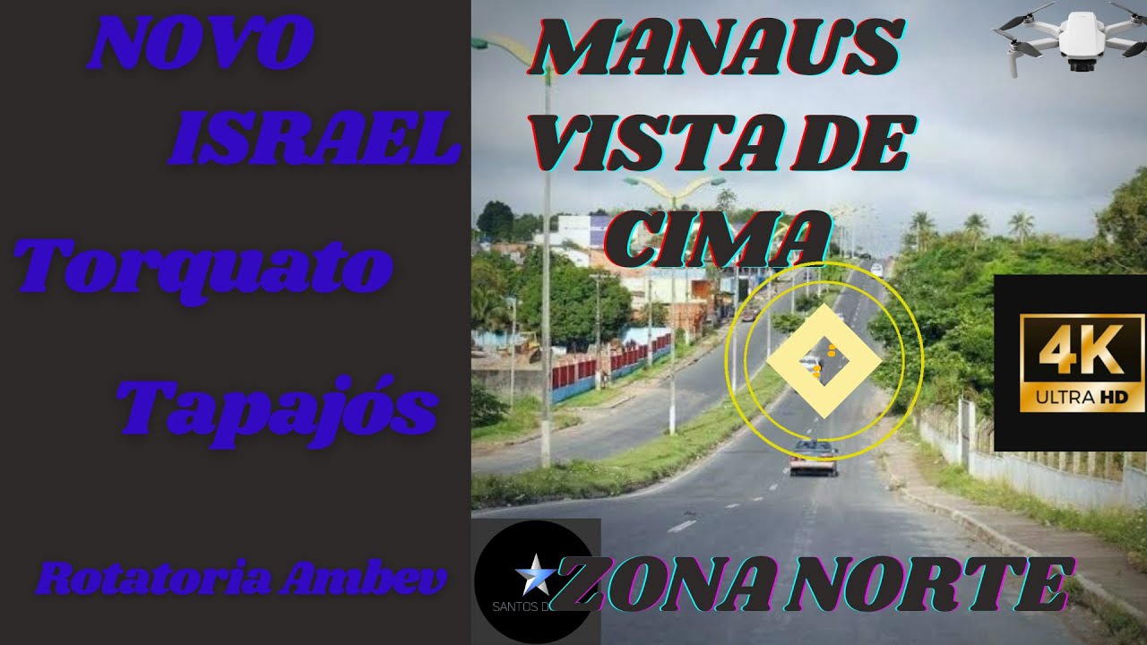 #Manaus visto de cima-Bairro Novo Israel , Avenida Torquato Tapajós