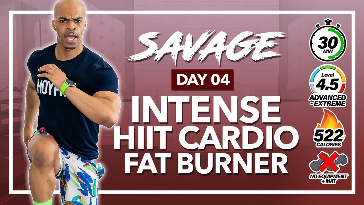 30 MIN KILLER Full Body Pyramid HIIT Workout (BURN 500 CALORIES) // SAVAGE - DAY 4