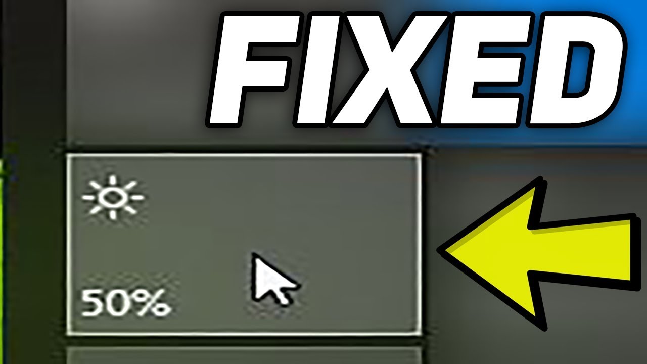 2024 Fix: Unable to adjust screen brightness in Windows 10