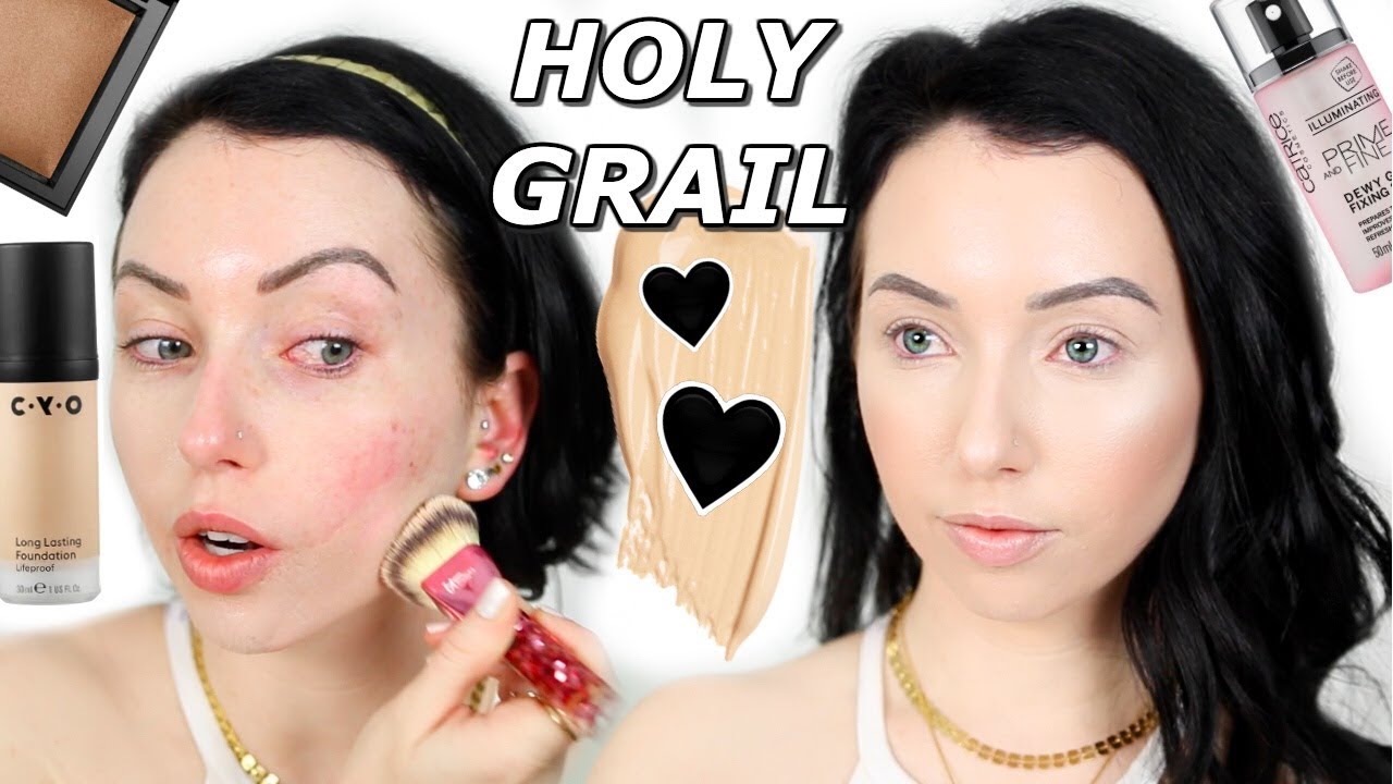 My Go-To Flawless Foundation Routine! DRUGSTORE & Smoothing! In-Depth Tutorial for Pale Dry Skin