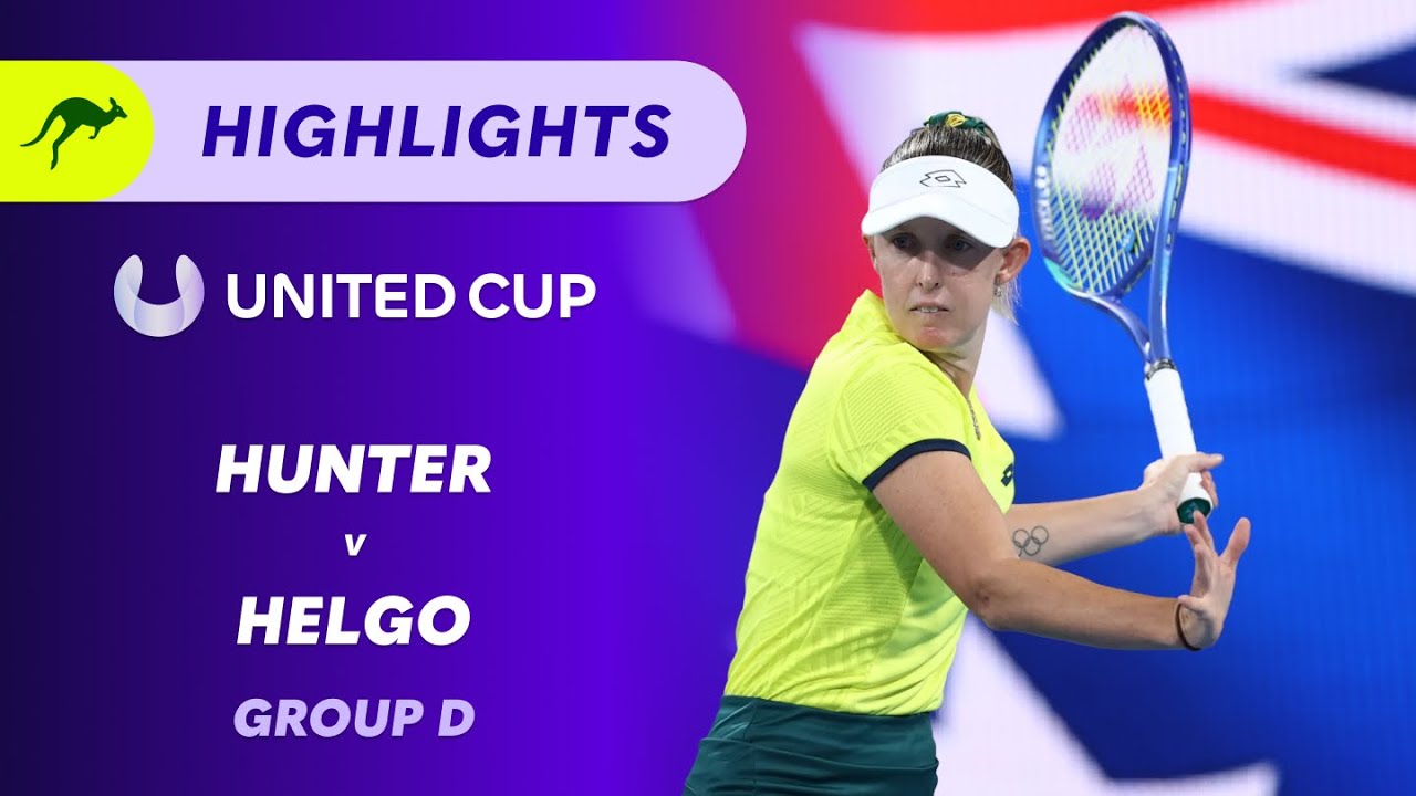 Storm Hunter (AUS) v Malene Helgo (NOR) - United Cup Highlights | Wide World of Sports
