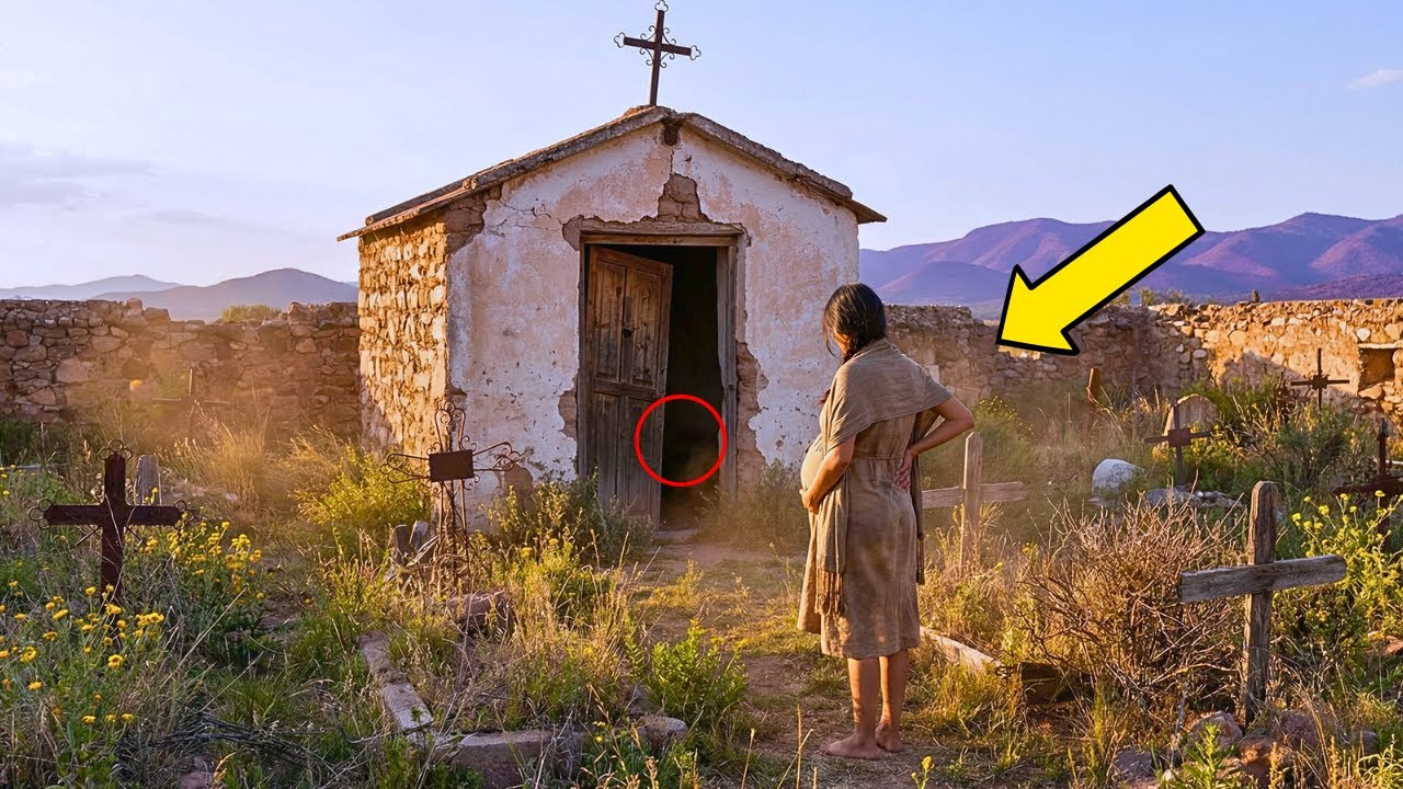 Una joven embarazada entró a una capilla abandonada — una tumba sin nombre guardaba su secreto