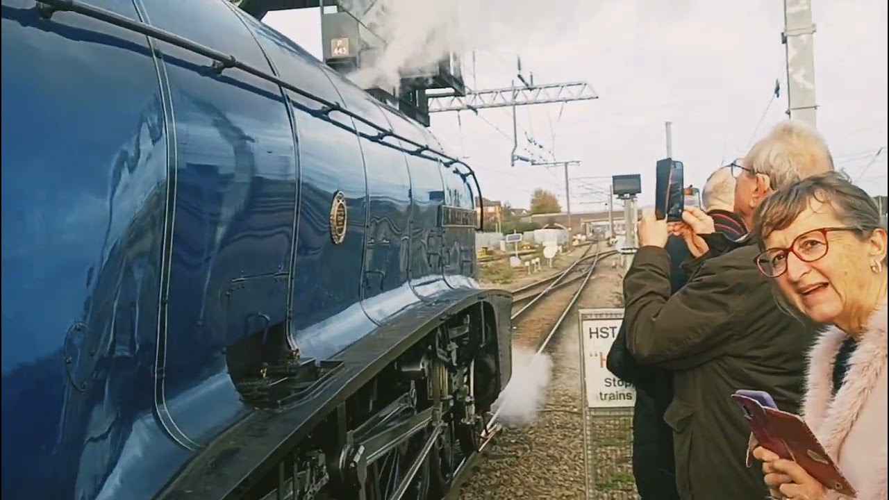 Locomotive Services Group Ltd Charter Train at Peterborough heading for York.