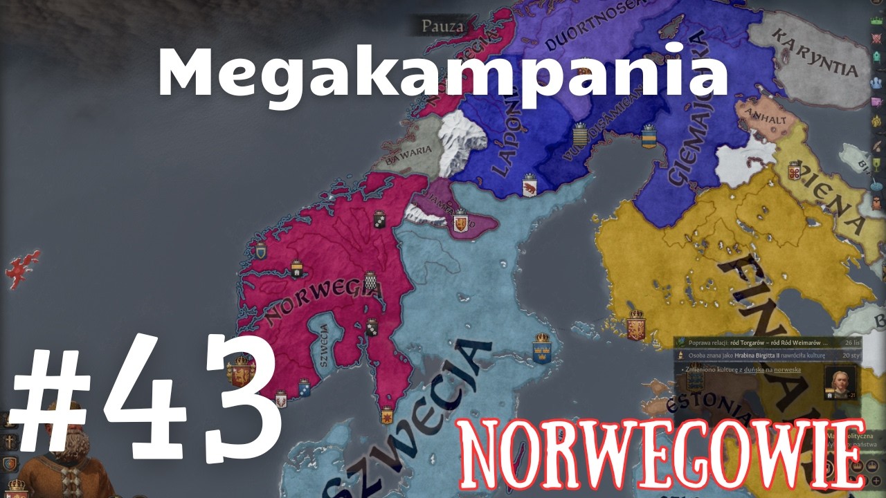 Megakampania Norwegowie #43  Rozw&oacute;j i nowe podboje 1220-1231