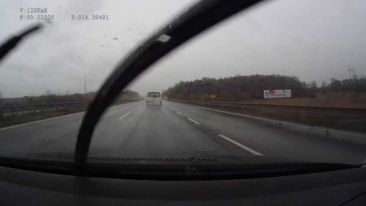 TrueCam A5 in rain
