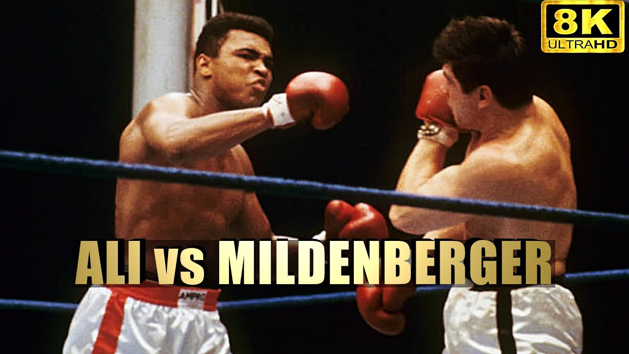 Muhammad Ali vs Karl Mildenberger | KNOCKOUT Highlights Boxing Fight | 8K Ultra HD COLOR