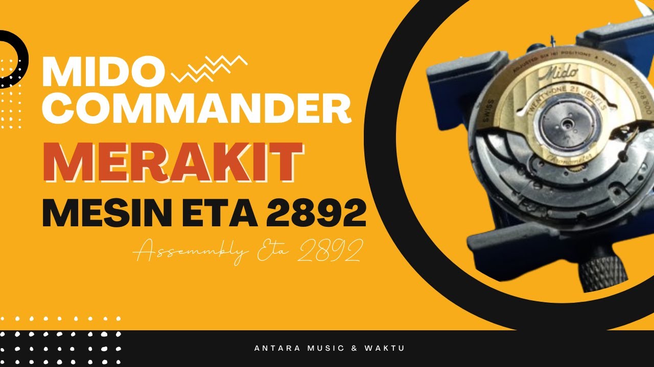 MIDO COMMANDER 2892 | ETA 2892 MOVEMENT ASSEMBLY