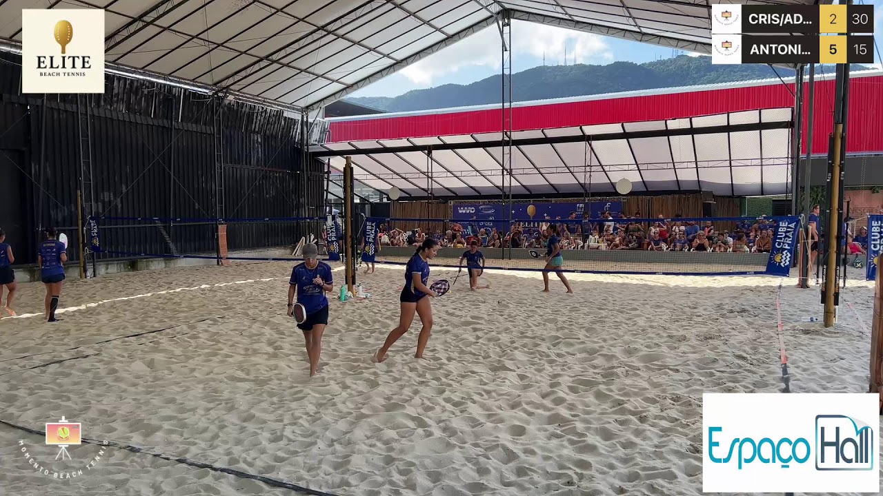 ELITE BEACH TENNIS ! QUALY FEMININO SEMIFINAL
CRIS/ADRIANA VS ANTONIA/MARIA