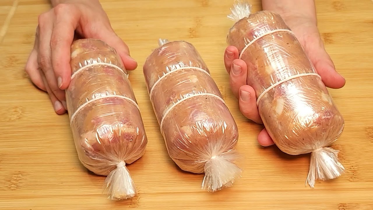 Вот самый вкусный рецепт домашней колбасы, рецепт доступный и легкий.