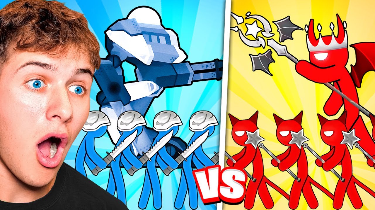 BECKBROS React To Red v Blue STICK WAR TOURNAMENT