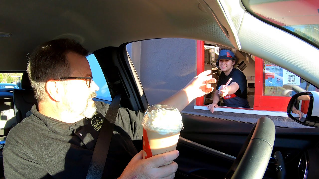 Arby's Drive-Thru, Jamocha Shake & Straw, Fries & Turnovers, Higley Rd, Mesa, Arizona, 9/11 GX012358