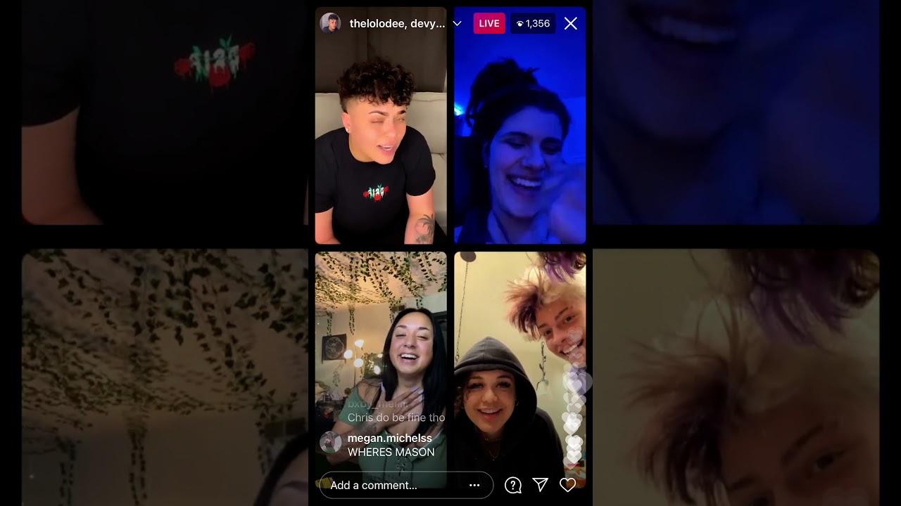 dallas and dev’s live ft. like all their friends lmao- march 24