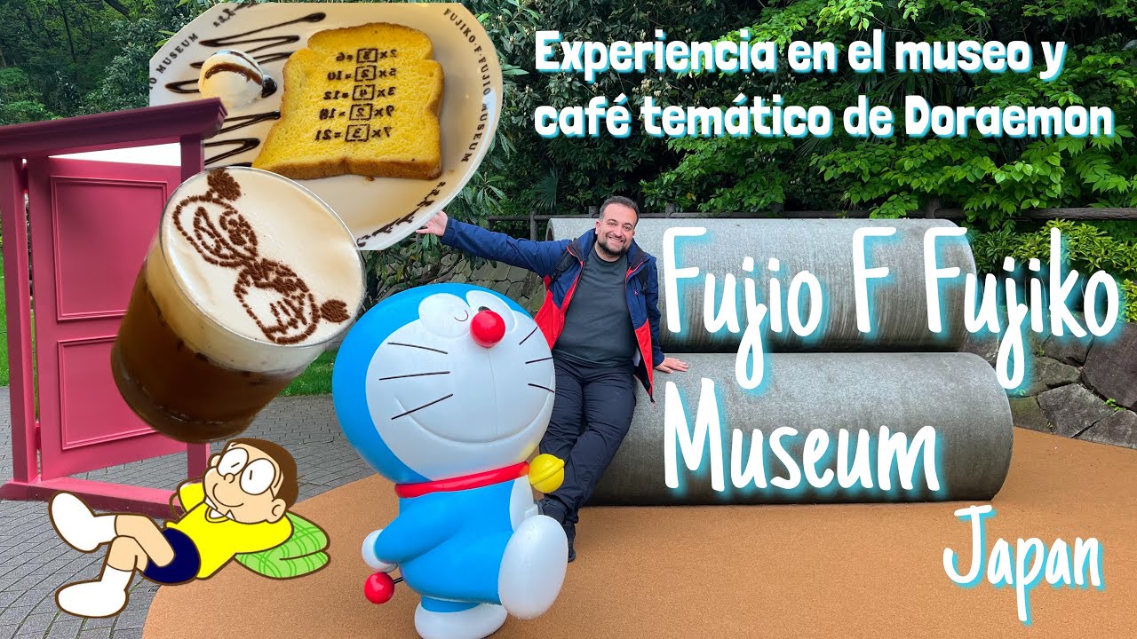 Museo y cafe de Doraemon - visita el Fujiko F Fujio museum en Japón cerca de Tokio - Japan HD vlog