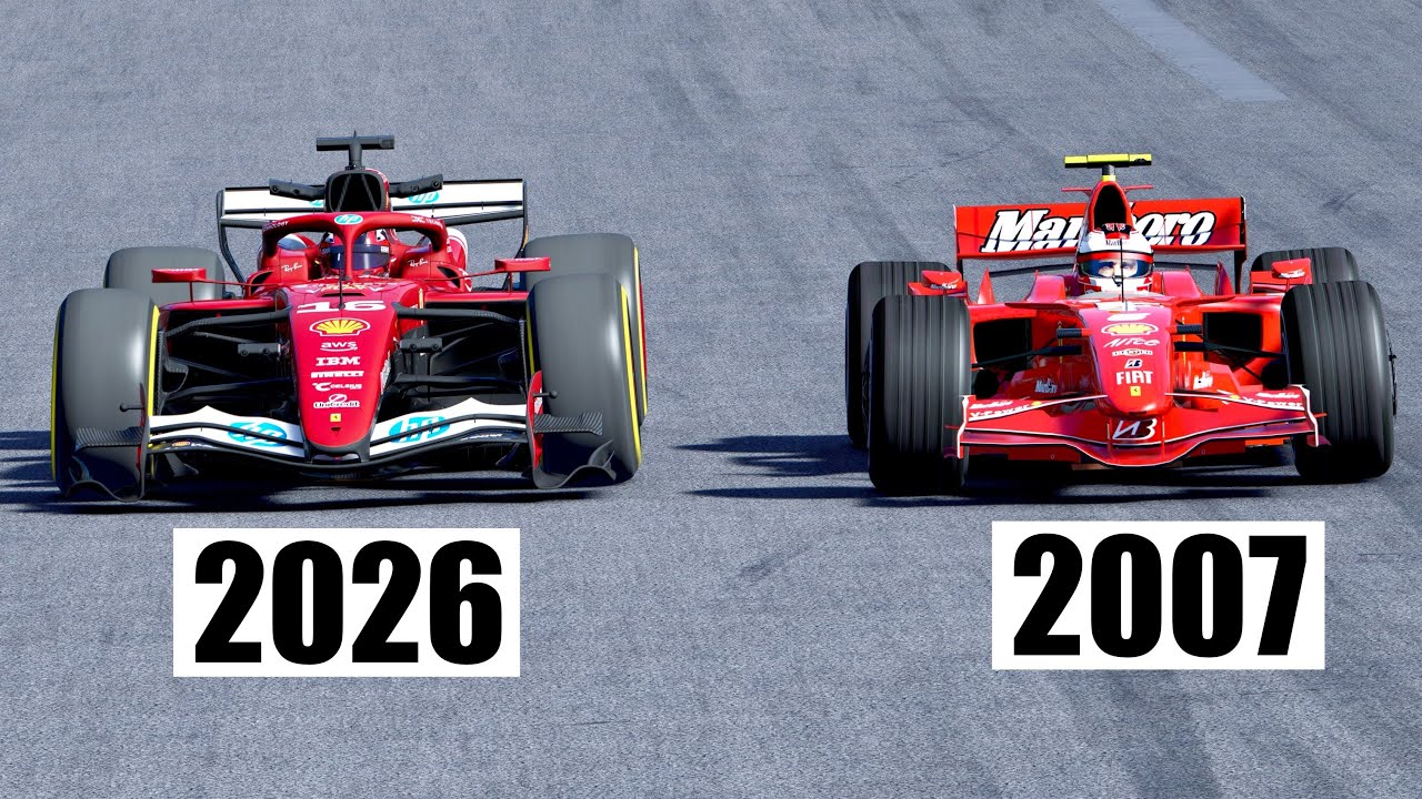 Ferrari F1 2026 Leclerc vs Ferrari F1 2007 Raikkonen - Monza GP
