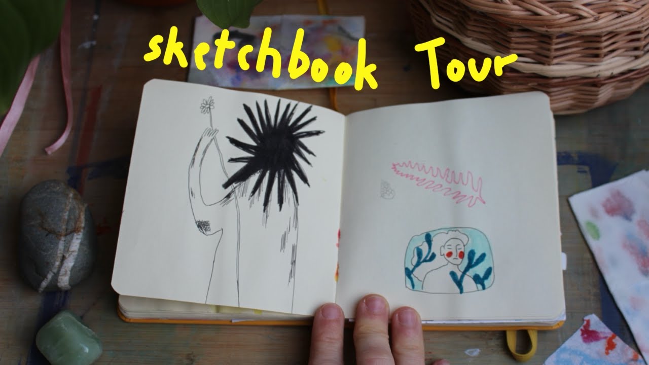 An honest sketchbook tour (no finished pieces)