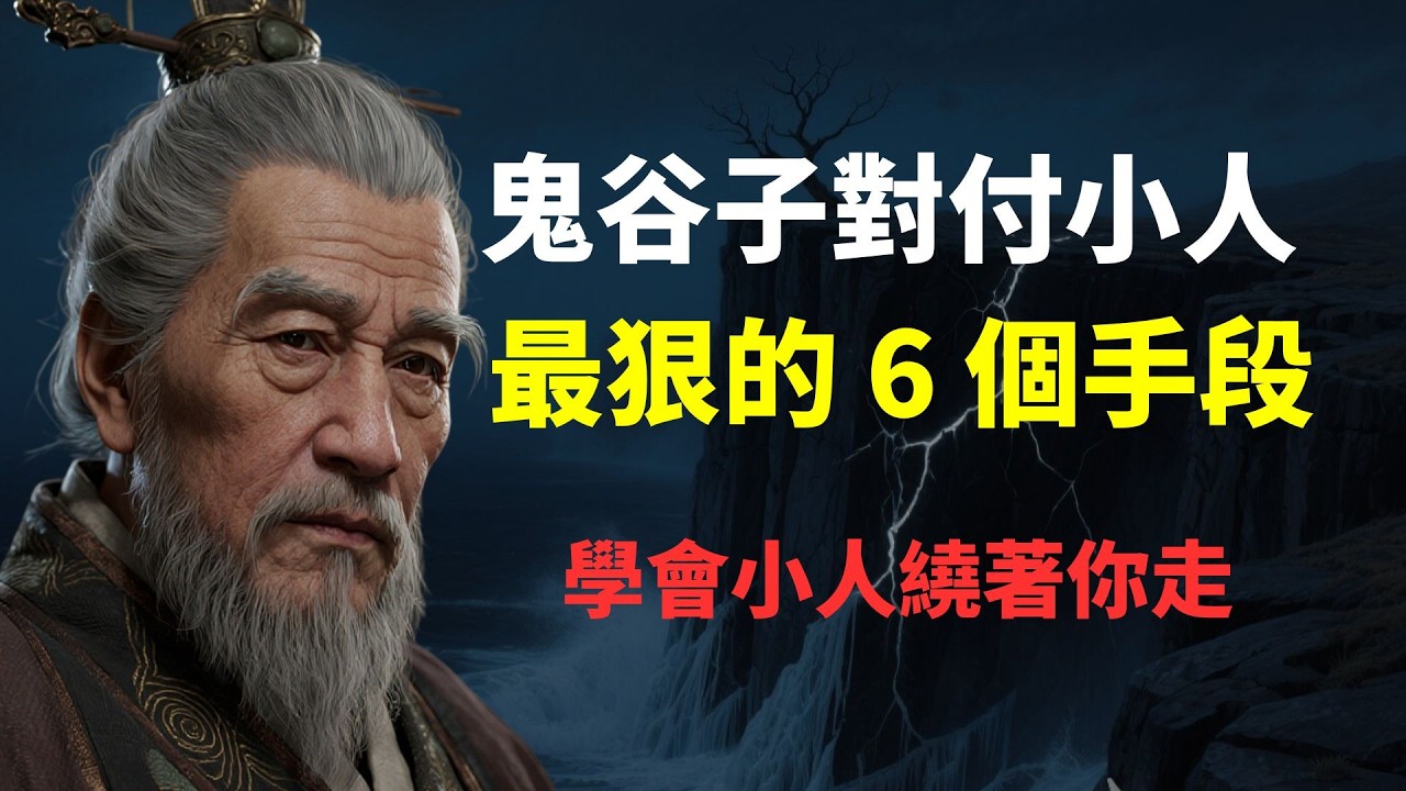 為什麼你總被小人拿捏？鬼谷子教你6個最狠手段，招招致命，專治小人。學會這6招，沒人再敢惹你。