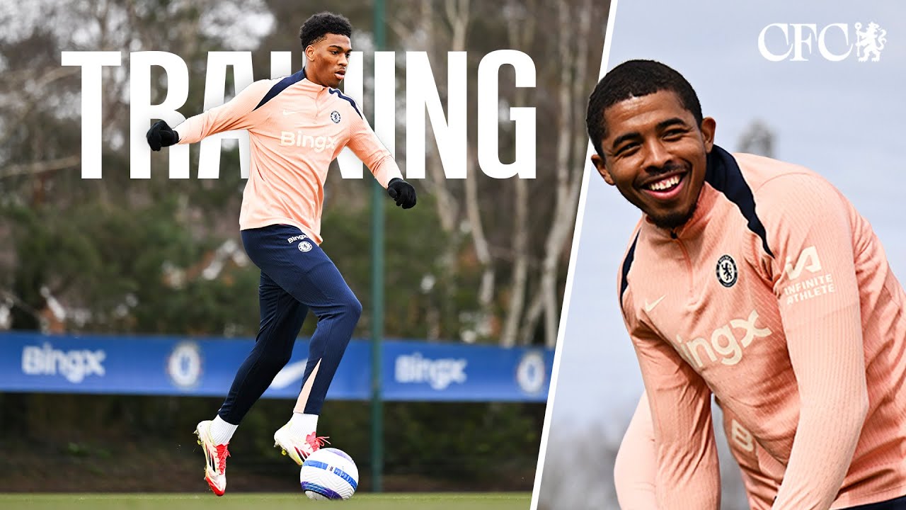 TRAINING ahead of Leicester 🦊 | Chelsea Training | CFC 24/25