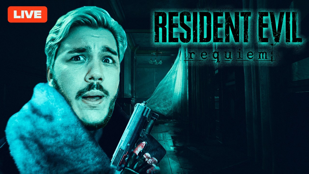 Jogando RESIDENT EVIL REQUIEM - AO VIVO!