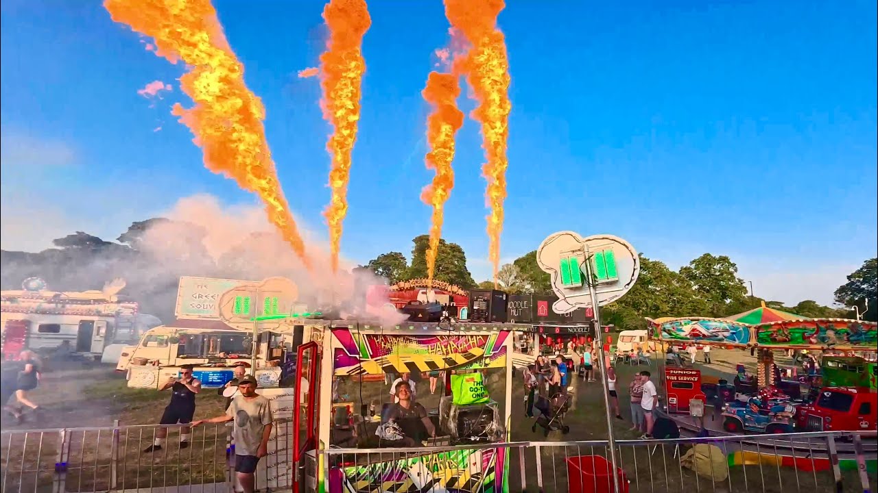 Joker (Dexter Hackett) On Ride The Hoppings Newcastle 2025