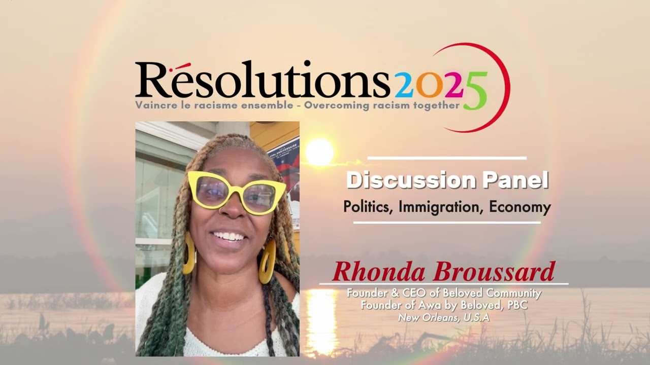 Rhonda Broussard's Message for Résolutions2025