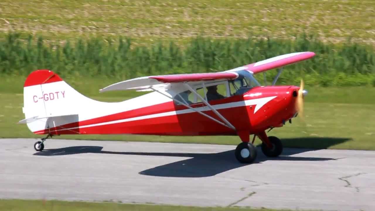 [HD] 1948 Aeronca 11CC Super Chief Landing CSU3