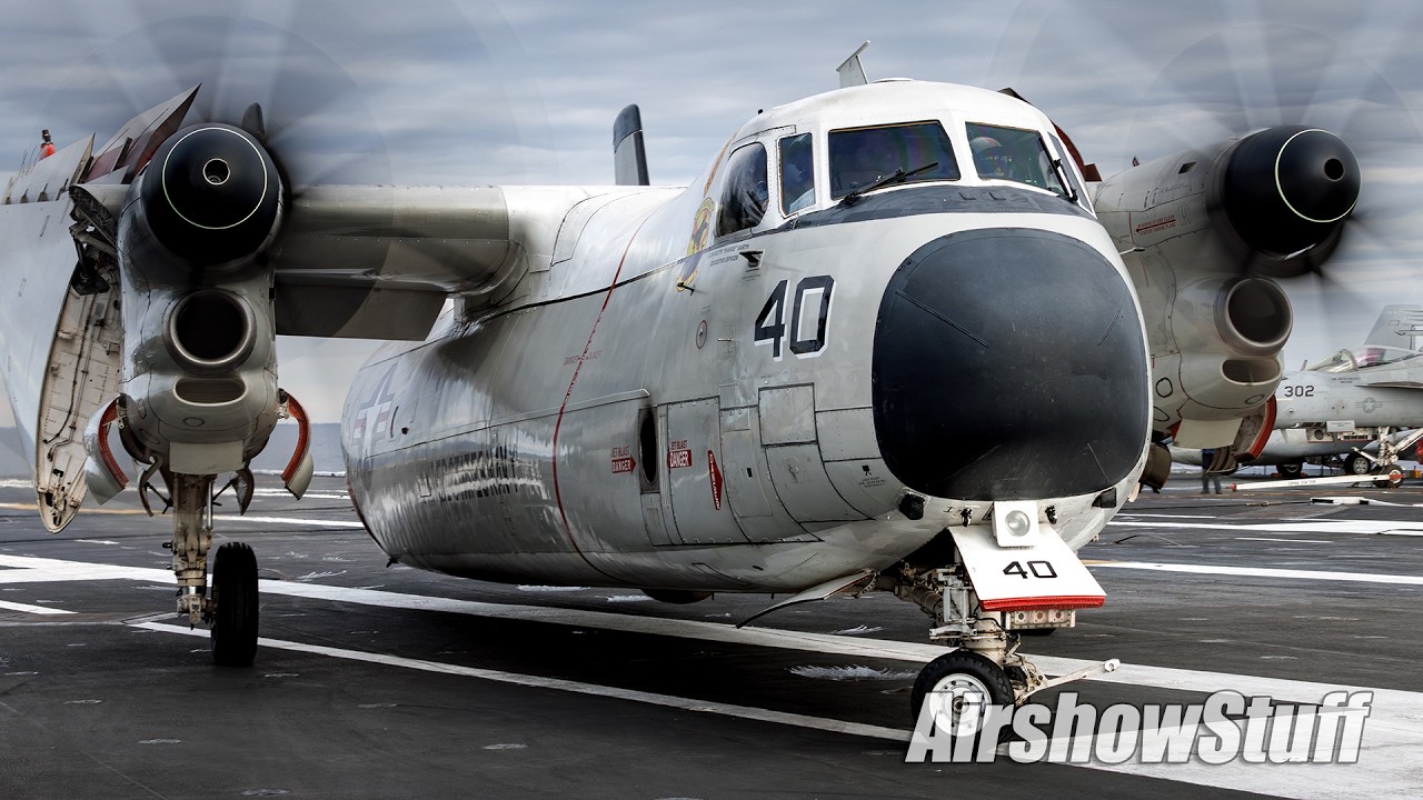 C-2 Greyhound FINAL Carrier Ops! + FLEETEX 250 Formation Photo Op