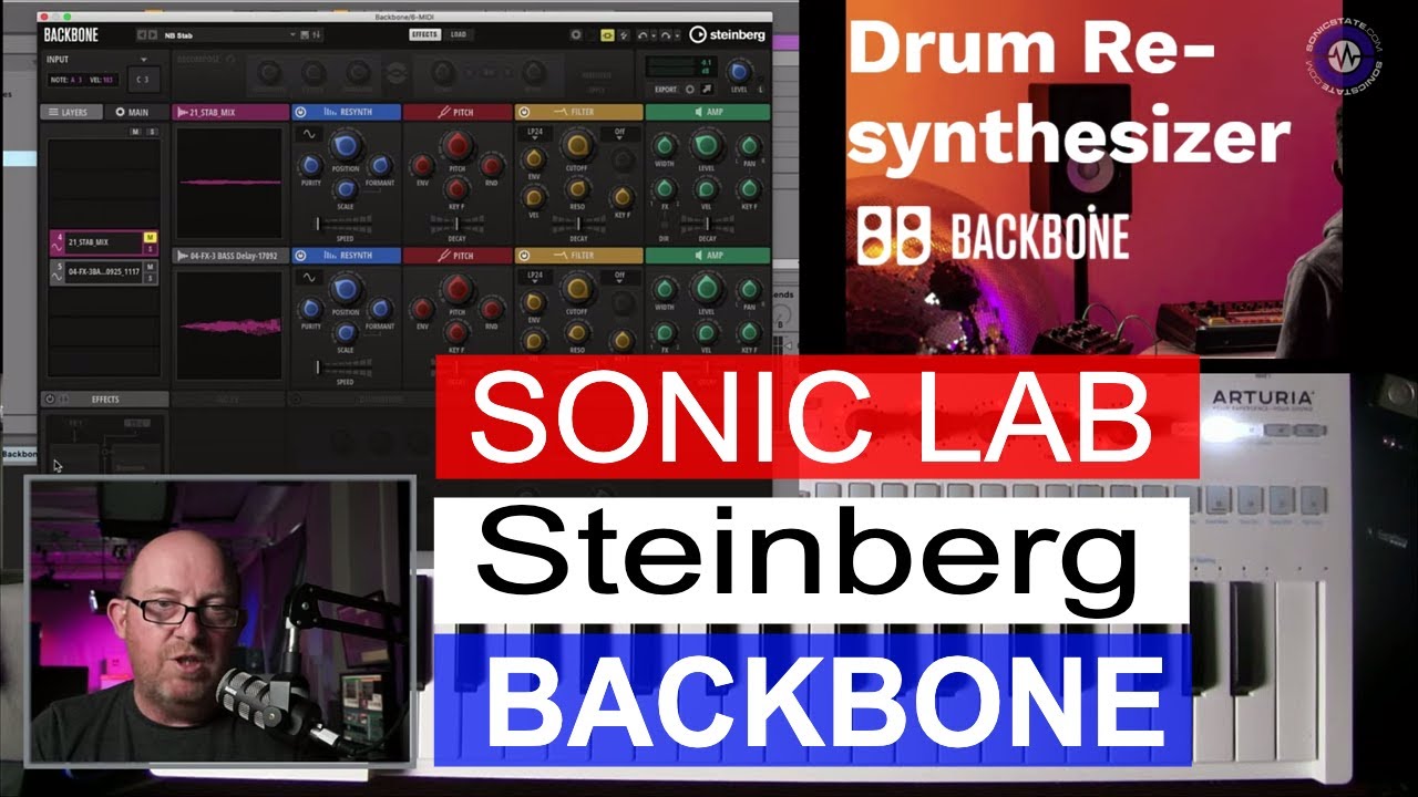 Steinberg Backbone - Re-synthesis - not only for drums - SonicLAB Review