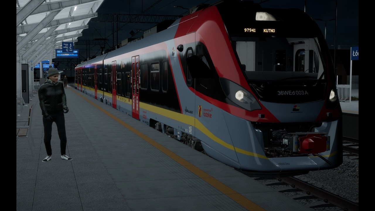 Simrail startup procedure drive Impuls2  EMU Lodz widzew -Zgierz